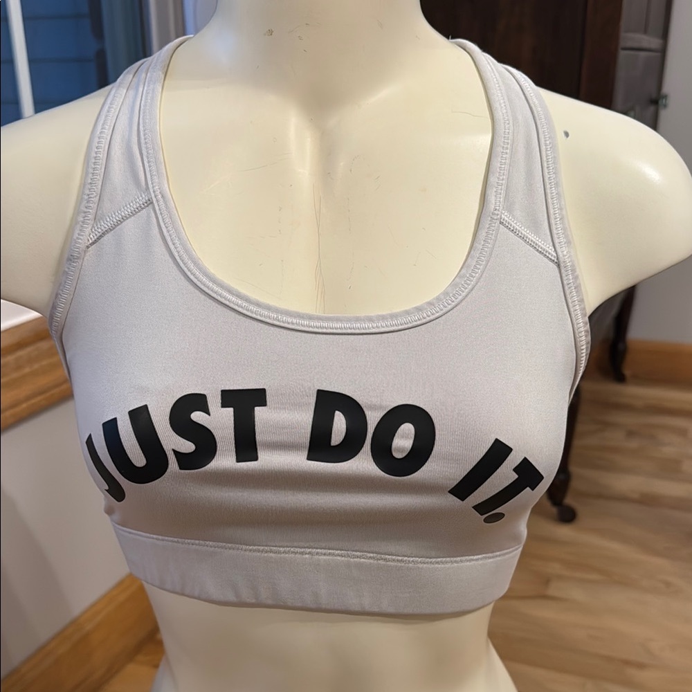 Nike Dri-Fit sports bra gray size small S